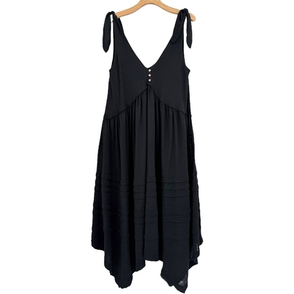 Free People Beach Bay Breeze Maxi Dress in Black Size S - Picture 1 of 16